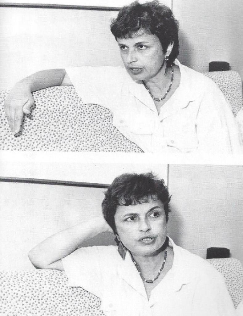 Sônia Viegas em entrevista para o jornal Estado de Minas, em 1988. Fonte: Escritos: Vida filosófica (Org. Marcelo Marques Pimenta)