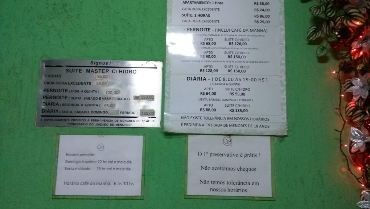 O preço do prazer no motel Signu’s